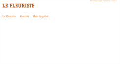 Desktop Screenshot of lefleuriste.ch
