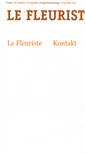 Mobile Screenshot of lefleuriste.ch